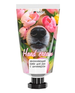 MILV Крем для рук увлажняющий с шиммером SILVER 40 мл. Арт.18903 ПИОН