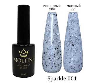 MOLTINI Гель-лак Sparkle №001 12мл