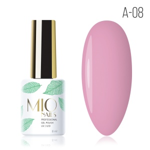 MIO NAILS Гель-лак A-08 Барби 8 мл